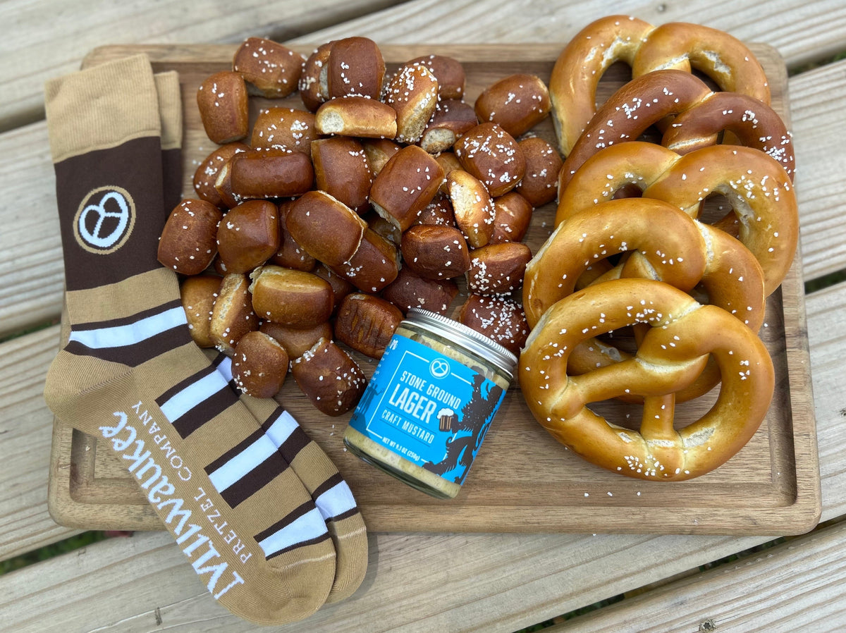 Pretzel Sock Bavarian Soft Pretzel Gift Pack Milwaukee Pretzel Co.