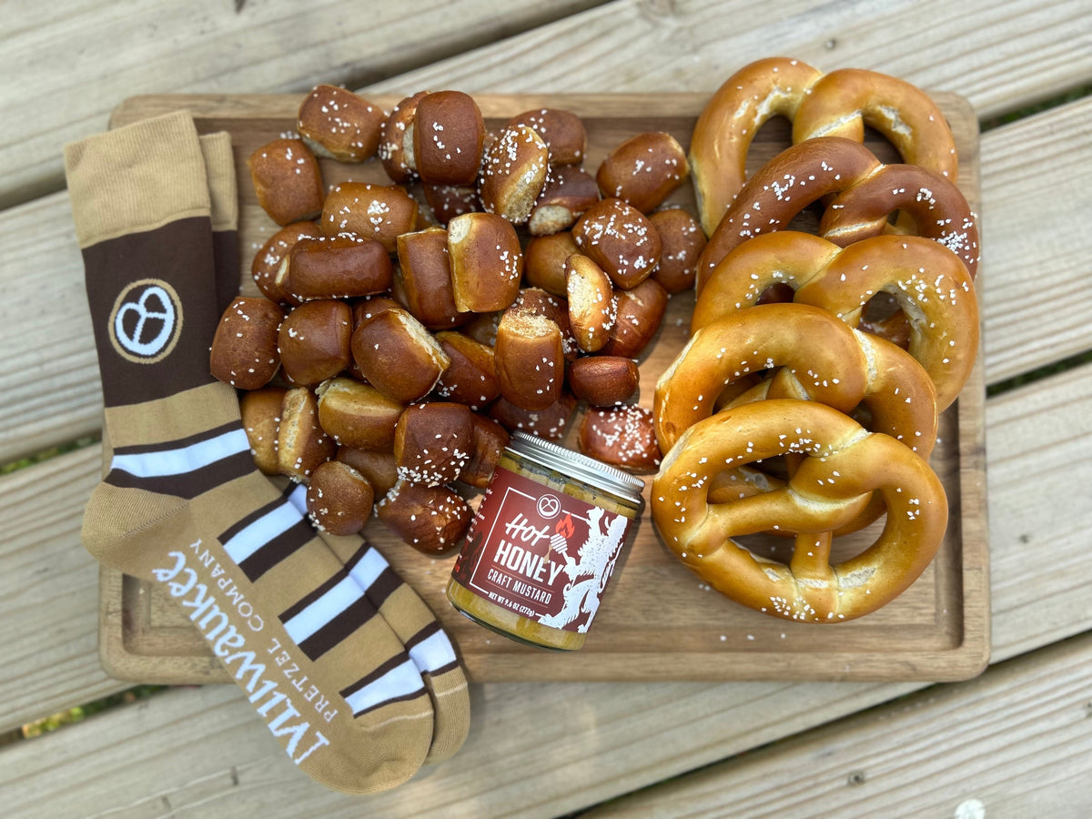 Pretzel Sock Bavarian Soft Pretzel Gift Pack Milwaukee Pretzel Co.