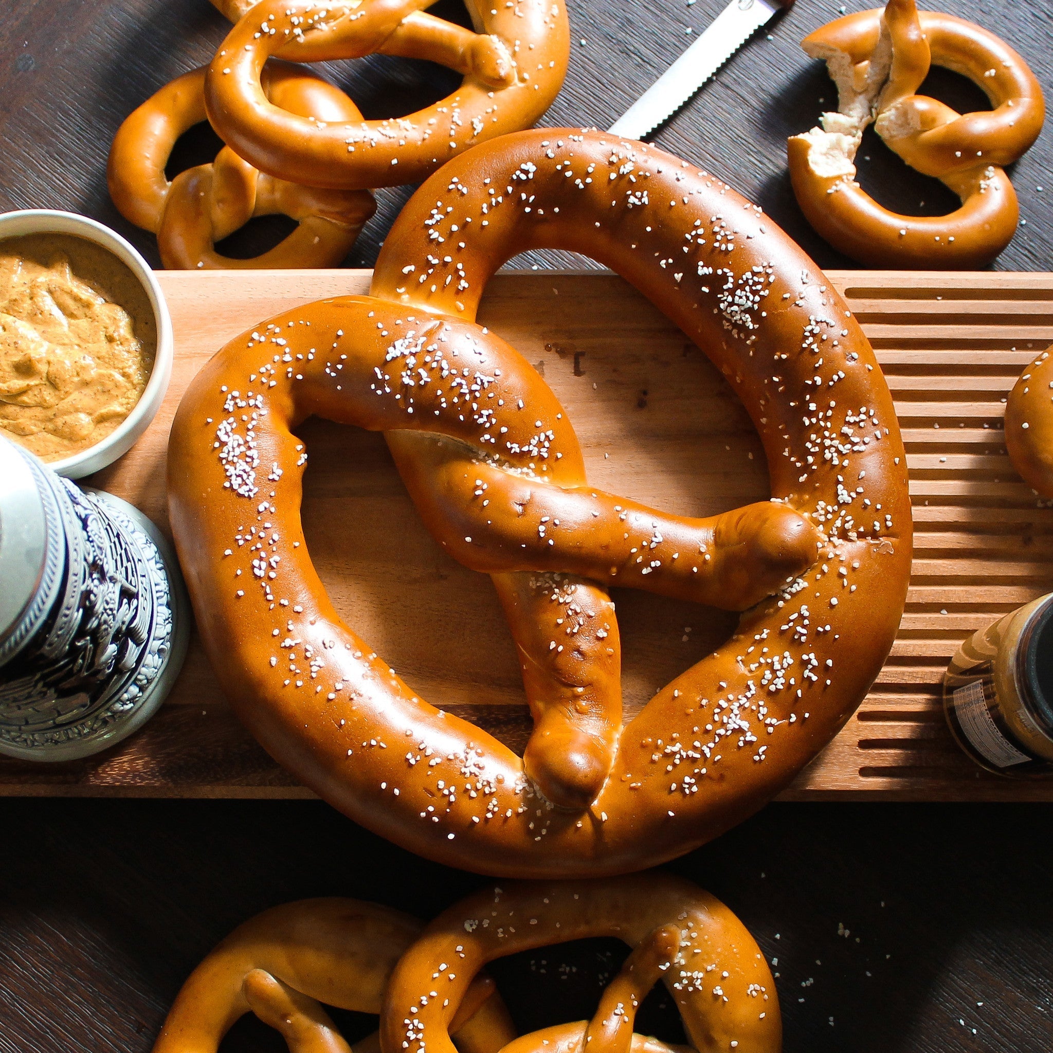 large bavarian pretzel