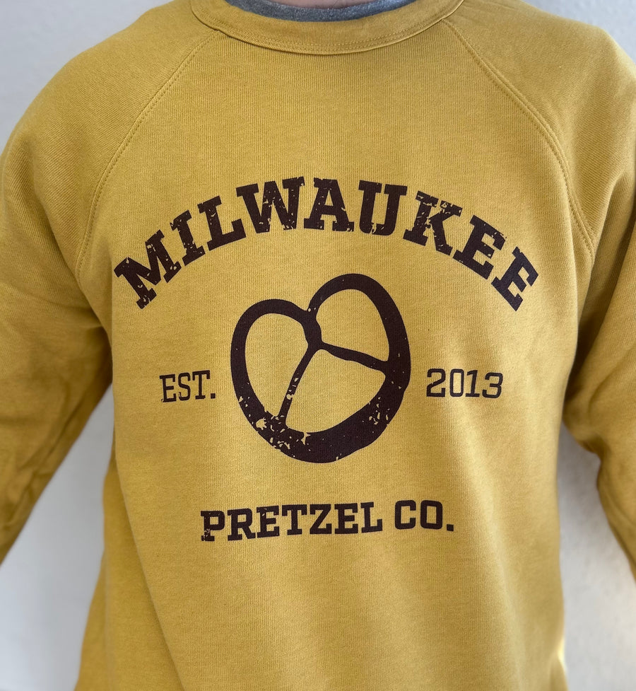 Milwaukee Pretzel Company Crewneck Fleece-lined Sweatshirt