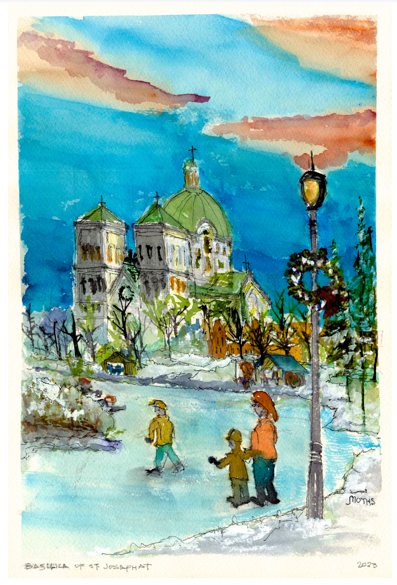 2023 Holiday Watercolor Print