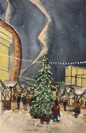 2018 Holiday Watercolor Print